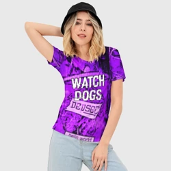 Женская футболка 3D Slim Watch dogs - фото 2