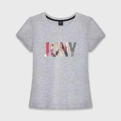 Женская футболка хлопок Slim Jony \"Аллея\"