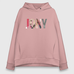 Женское худи Oversize хлопок Jony \"Аллея\"