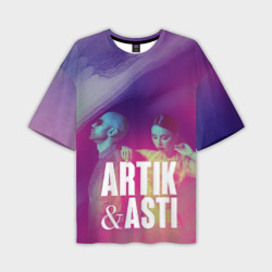 Мужская футболка oversize 3D Asti & Artik