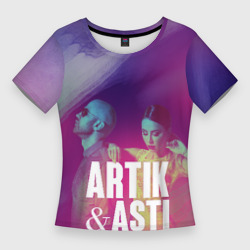 Женская футболка 3D Slim Asti & Artik