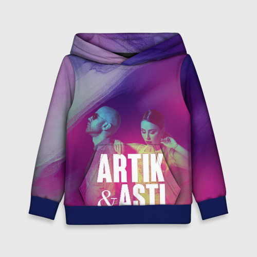 Детская толстовка 3D Asti & Artik, цвет синий