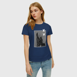 Женская футболка хлопок Грустный дэнс - фото 2