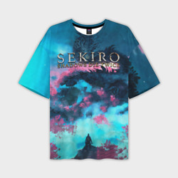 Мужская футболка oversize 3D Sekiro