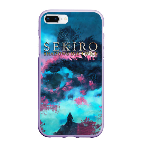 Чехол для iPhone 7Plus/8 Plus матовый Sekiro, цвет светло-сиреневый