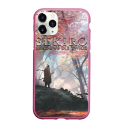 Чехол для iPhone 11 Pro матовый Sekiro спина