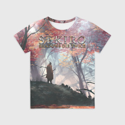 Детская футболка 3D Sekiro спина