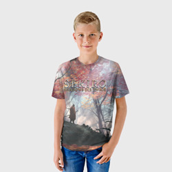 Детская футболка 3D Sekiro спина - фото 2