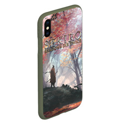 Чехол для iPhone XS Max матовый Sekiro спина - фото 2