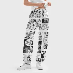 Женские джоггеры оверсайз 3D JoJo no Kimyou na Bouken - фото 2