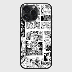 Чехол силиконовый для Apple iPhone 15 Pro Мax матовый JoJo no Kimyou na Bouken