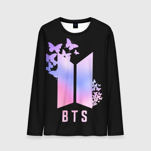 Мужской лонгслив 3D BTS
