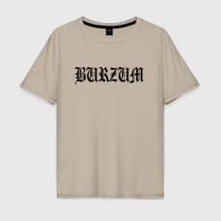 Мужская футболка хлопок Oversize Burzum