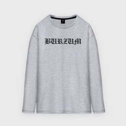 Женский лонгслив oversize хлопок Burzum