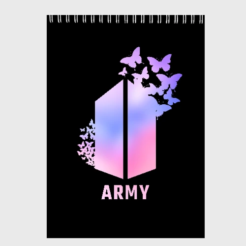 Скетчбук BTS army