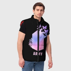 Мужской жилет утепленный 3D BTS army - фото 2