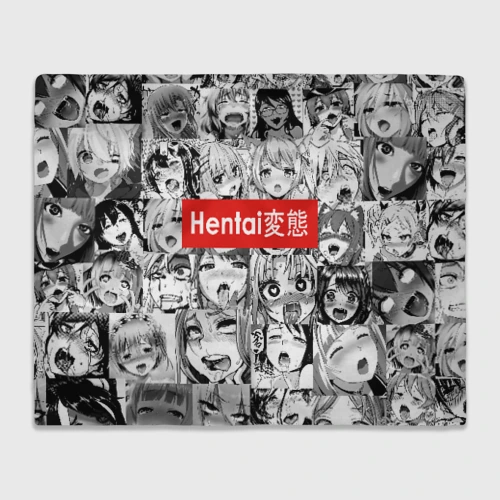 Плед 3D Hentai - collage