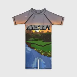Детский купальный костюм 3D Minecraft