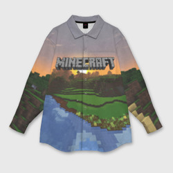 Мужская рубашка oversize 3D Minecraft