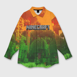 Мужская рубашка oversize 3D Minecraft
