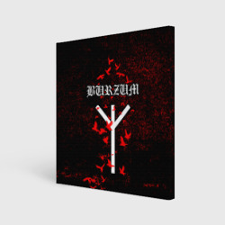 Холст квадратный Burzum Algiz Rune