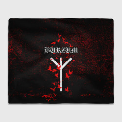 Плед 3D Burzum Algiz Rune