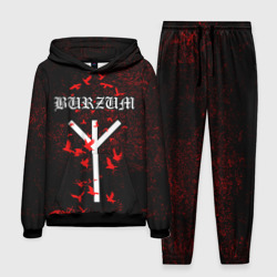 Мужской костюм с толстовкой 3D Burzum Algiz Rune