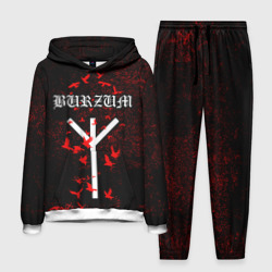 Мужской костюм с толстовкой 3D Burzum Algiz Rune