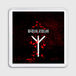 Магнит 55*55 Burzum Algiz Rune