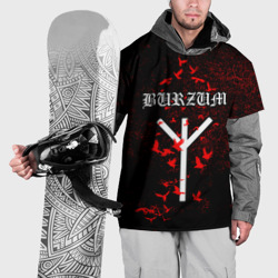 Накидка на куртку 3D Burzum Algiz Rune