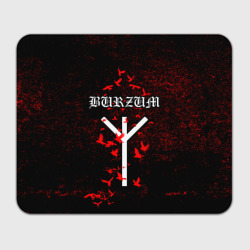 Прямоугольный коврик для мышки Burzum Algiz Rune