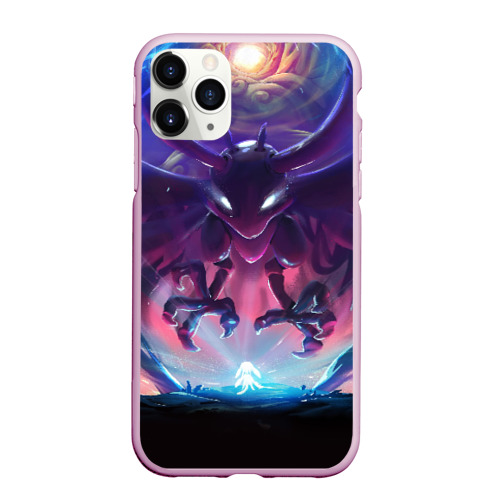 Чехол для iPhone 11 Pro Max матовый Ori and the Blind Forest, цвет розовый