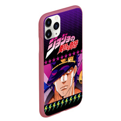 Чехол для iPhone 11 Pro Max матовый Joutarou Kuujou JoJo - фото 2