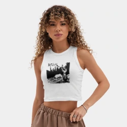 Женская укороченная майка-топ хлопок Burzum - фото 2