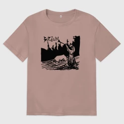 Мужская футболка хлопок Oversize Burzum