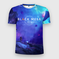 Мужская футболка 3D Slim Half-life - Black Mesa: Xen