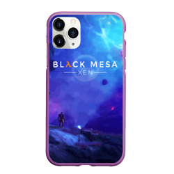 Чехол для iPhone 11 Pro Max матовый Half-life - Black Mesa: Xen