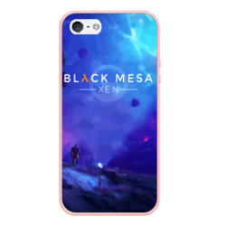 Чехол для iPhone 5/5S матовый Half-life - Black Mesa: Xen