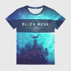Женская футболка 3D Half-life - Black Mesa: Xen