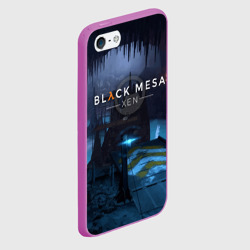 Чехол для iPhone 5/5S матовый Half-life - Black Mesa: Xen - фото 2
