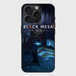 Чехол силиконовый для Apple iPhone 15 Pro матовый Half-life - Black Mesa: Xen