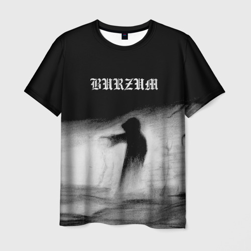 Мужская футболка 3D с принтом Burzum, вид спереди #2