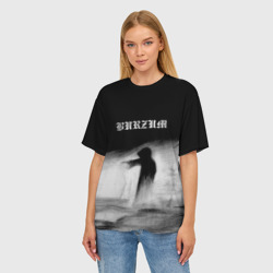 Женская футболка oversize 3D Burzum - фото 2