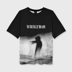 Женская футболка oversize 3D Burzum