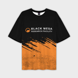 Мужская футболка oversize 3D Black Mesa Half-Life