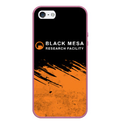 Чехол для iPhone 5/5S матовый Black Mesa Half-Life