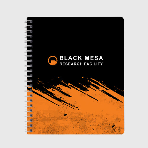 Тетрадь Black Mesa Half-Life, цвет крупная клетка