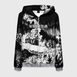 Мужская толстовка 3D на молнии Burzum