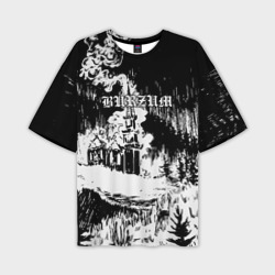 Мужская футболка oversize 3D Burzum