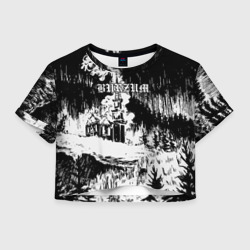 Женская футболка Crop-top 3D Burzum